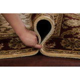 Floral Agra Oriental Area Rug Hand-tufted Wool Carpet - 5'3" x 8'3"