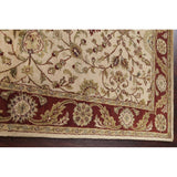 Floral Agra Oriental Area Rug Hand-tufted Wool Carpet - 5'3" x 8'3"