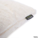 Aurora Home Faux Mink 12x12-inch Decorative Pillows (Set of 2)