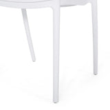 Ivy Outdoor Modern Stacking Dining Chair (Set of 2) by Christopher Knight Home - 19.50" W x 21.50" D x 32.00" H