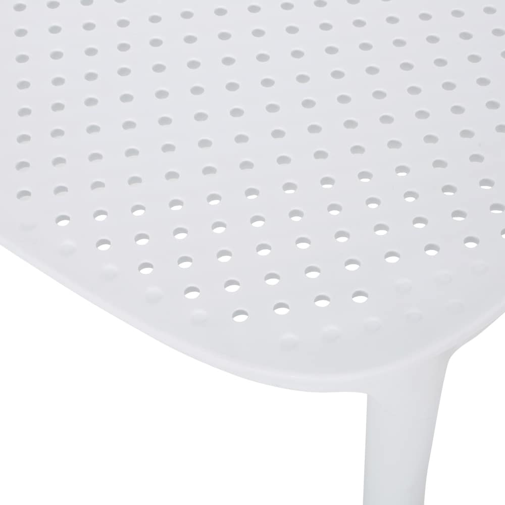 Ivy Outdoor Modern Stacking Dining Chair (Set of 2) by Christopher Knight Home - 19.50" W x 21.50" D x 32.00" H