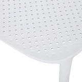 Ivy Outdoor Modern Stacking Dining Chair (Set of 2) by Christopher Knight Home - 19.50" W x 21.50" D x 32.00" H