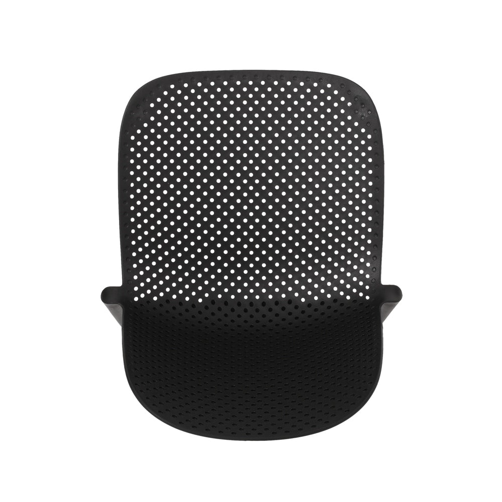 Ivy Outdoor Modern Stacking Dining Chair (Set of 2) by Christopher Knight Home - 19.50" W x 21.50" D x 32.00" H