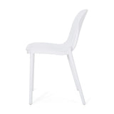 Ivy Modern Stacking Outdoor Dining Chair (Set of 4) by Christopher Knight Home - 19.50" W x 21.50" L x 32.00" H