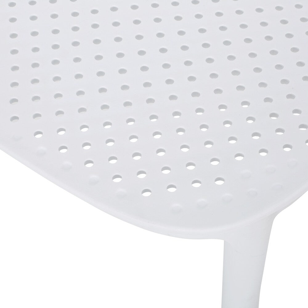 Ivy Modern Stacking Outdoor Dining Chair (Set of 4) by Christopher Knight Home - 19.50" W x 21.50" L x 32.00" H