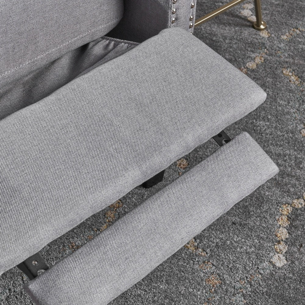 Izidro Tufted Fabric Recliner by Christopher Knight Home