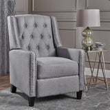 Izidro Tufted Fabric Recliner by Christopher Knight Home
