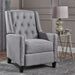 Izidro Tufted Fabric Recliner by Christopher Knight Home