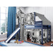 JACKPOT Prince & Princess Low Loft Twin Bed, Ladder Slide Tent & Tower