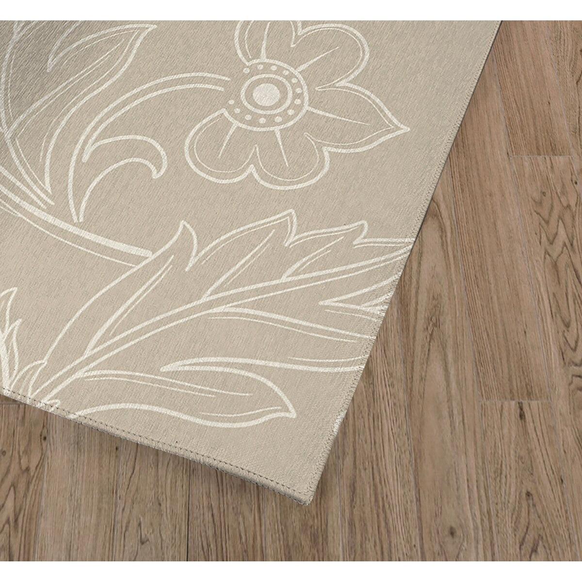JACOBEAN FLORAL LINEN Outdoor Rug By Kavka Designs
