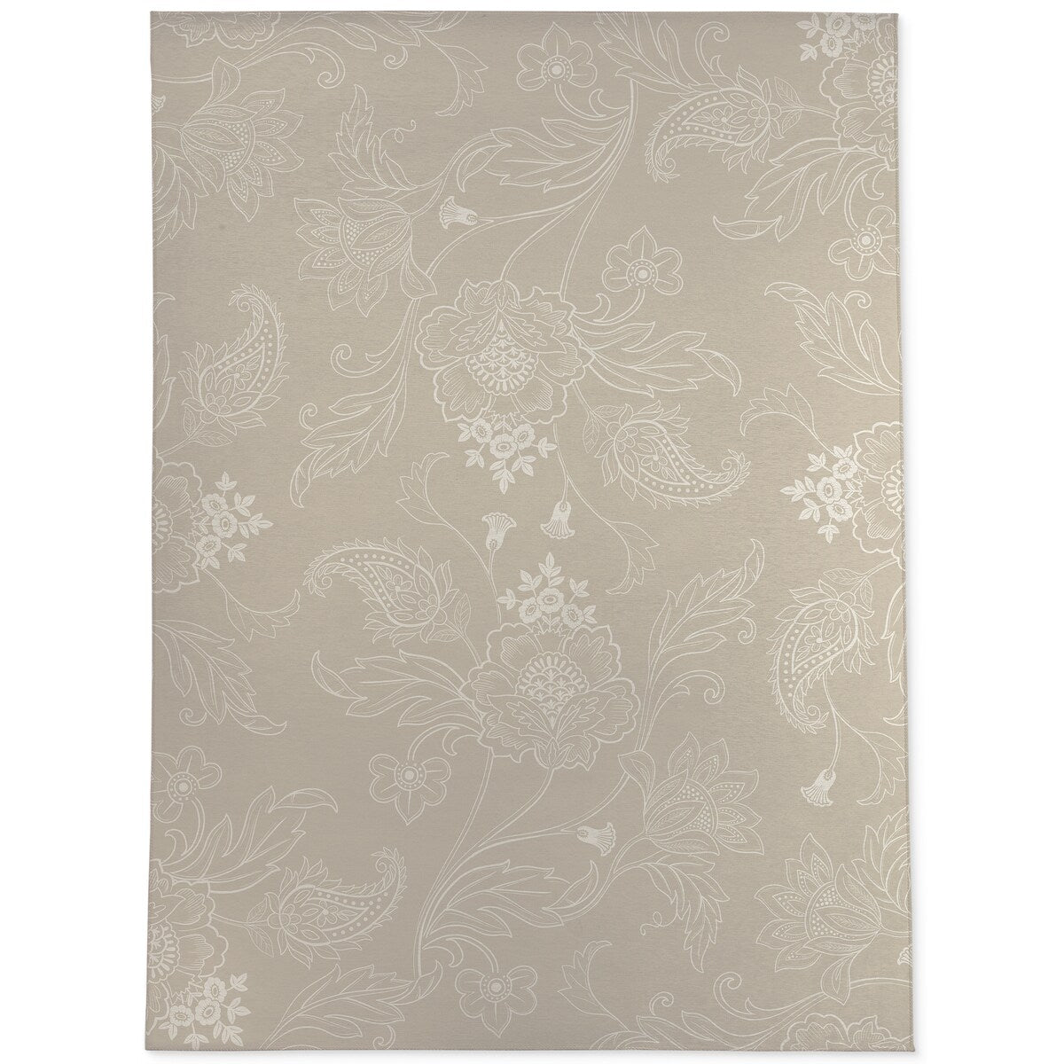 JACOBEAN FLORAL LINEN Outdoor Rug By Kavka Designs