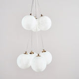 JASIWAY 7-Light 3D Printed Cluster Chandelier Island Pendant
