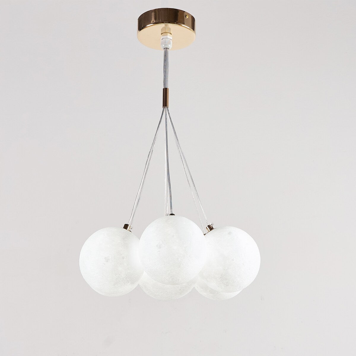 JASIWAY 7-Light 3D Printed Cluster Chandelier Island Pendant