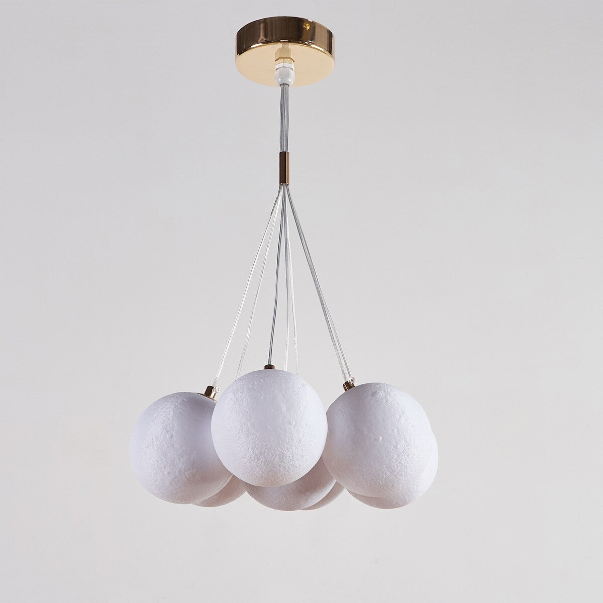 JASIWAY 7-Light 3D Printed Cluster Chandelier Island Pendant