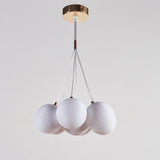 JASIWAY 7-Light 3D Printed Cluster Chandelier Island Pendant