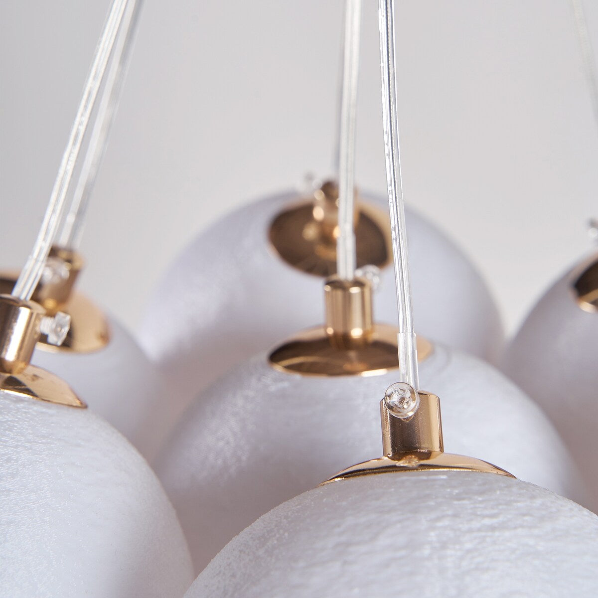 JASIWAY 7-Light 3D Printed Cluster Chandelier Island Pendant