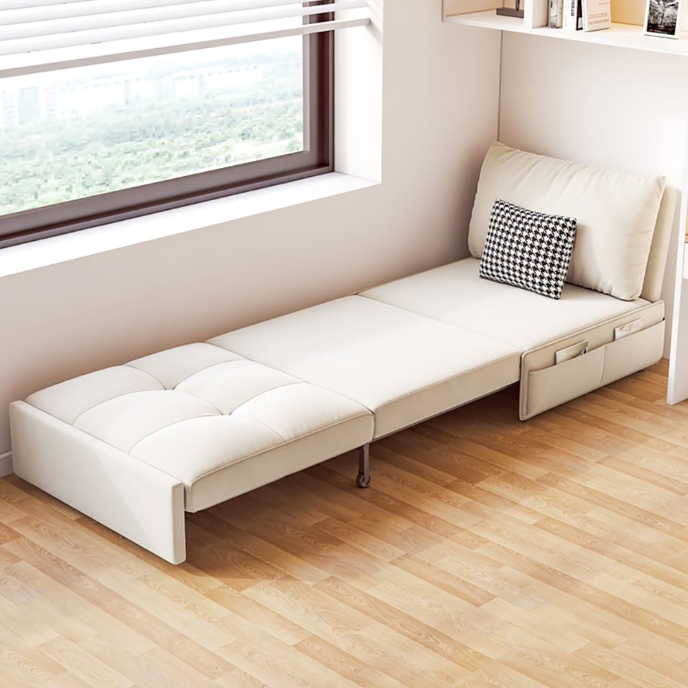 JASIWAY Convertible Sleeper Sofa Chair Bed with Storage