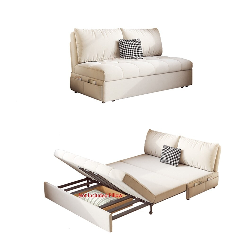 JASIWAY Convertible Sleeper Sofa Chair Bed with Storage