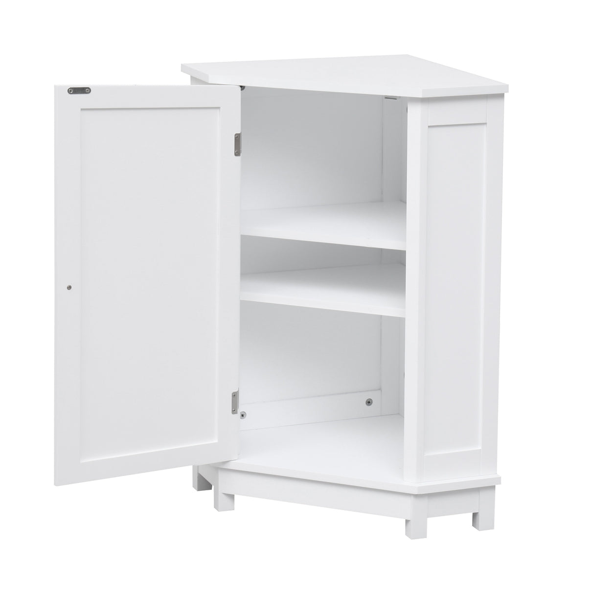 JASIWAY Triangle Bathroom Storage Cabinet with Adjustable Shelves