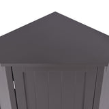 JASIWAY Triangle Bathroom Storage Cabinet with Adjustable Shelves