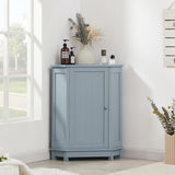 JASIWAY Triangle Bathroom Storage Cabinet with Adjustable Shelves