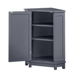 JASIWAY Triangle Bathroom Storage Cabinet with Adjustable Shelves