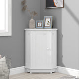 JASIWAY Triangle Bathroom Storage Cabinet with Adjustable Shelves