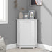 JASIWAY Triangle Bathroom Storage Cabinet with Adjustable Shelves