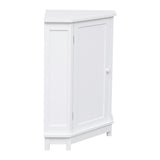 JASIWAY Triangle Bathroom Storage Cabinet with Adjustable Shelves