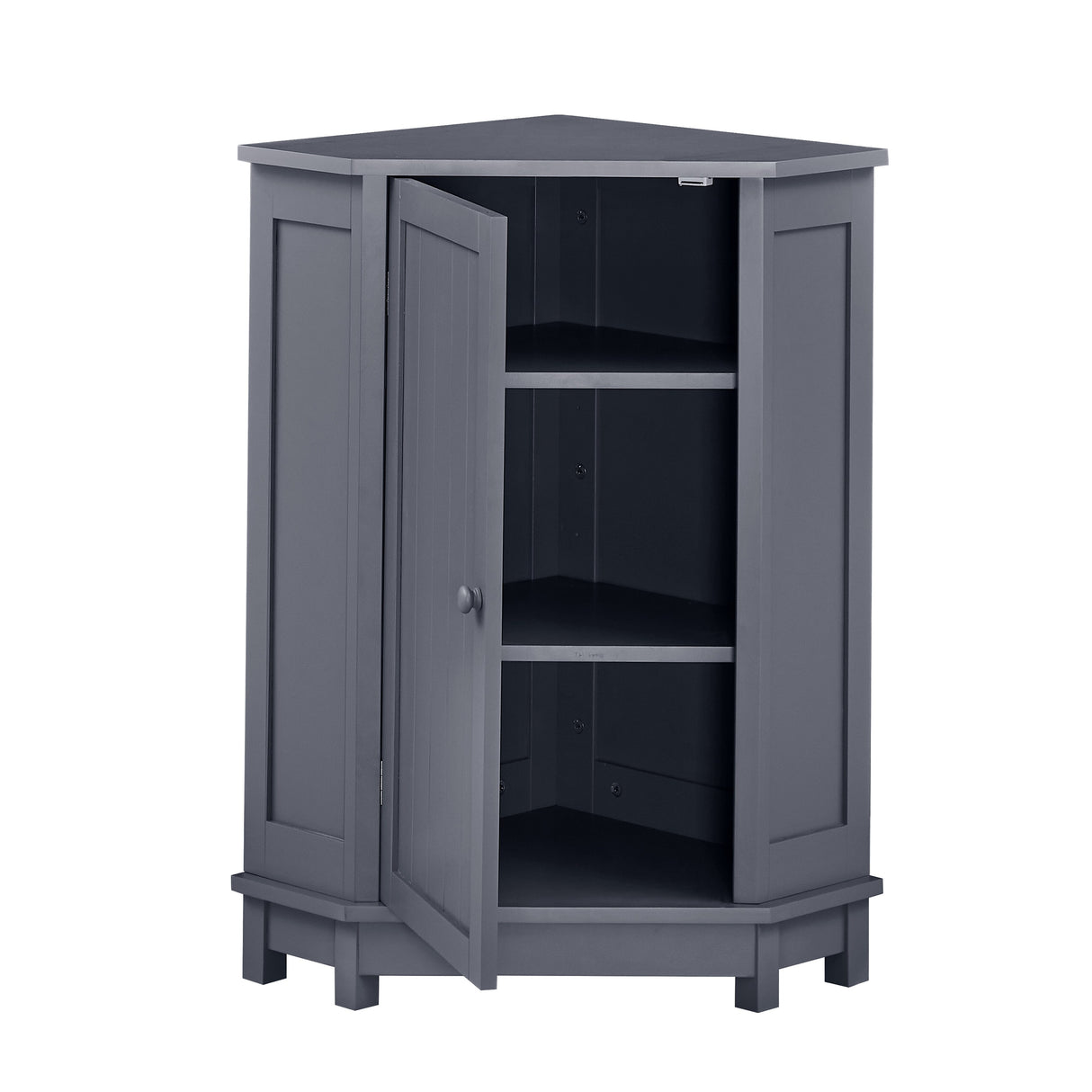 JASIWAY Triangle Bathroom Storage Cabinet with Adjustable Shelves