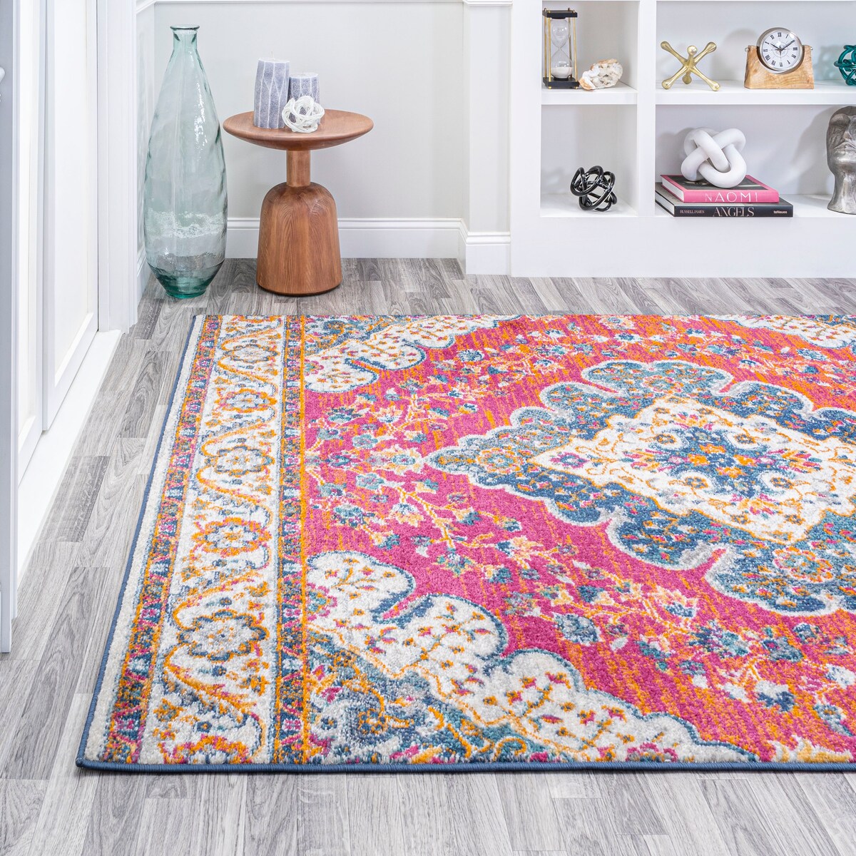 JONATHAN Y Bohemian FLAIR Boho Vintage Medallion Area Rug