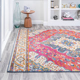 JONATHAN Y Bohemian FLAIR Boho Vintage Medallion Area Rug