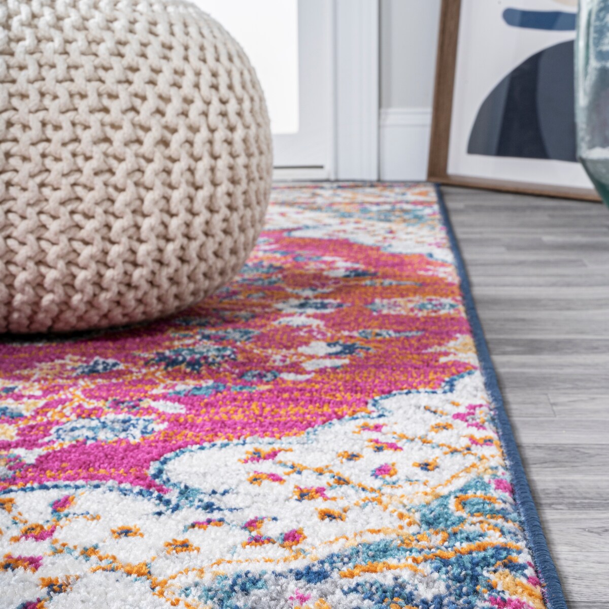 JONATHAN Y Bohemian FLAIR Boho Vintage Medallion Area Rug
