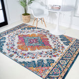 JONATHAN Y Bohemian FLAIR Boho Vintage Medallion Area Rug