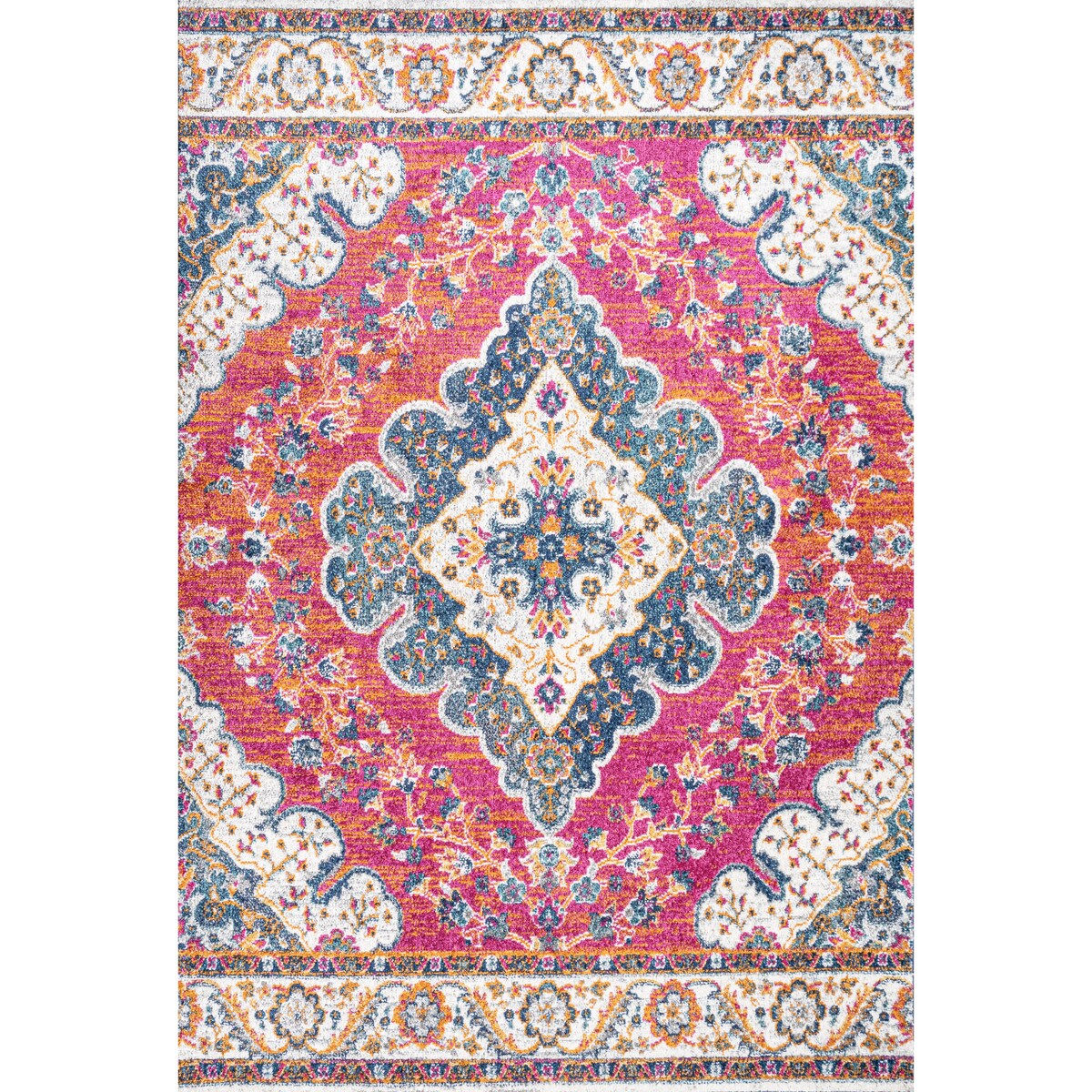 JONATHAN Y Bohemian FLAIR Boho Vintage Medallion Area Rug