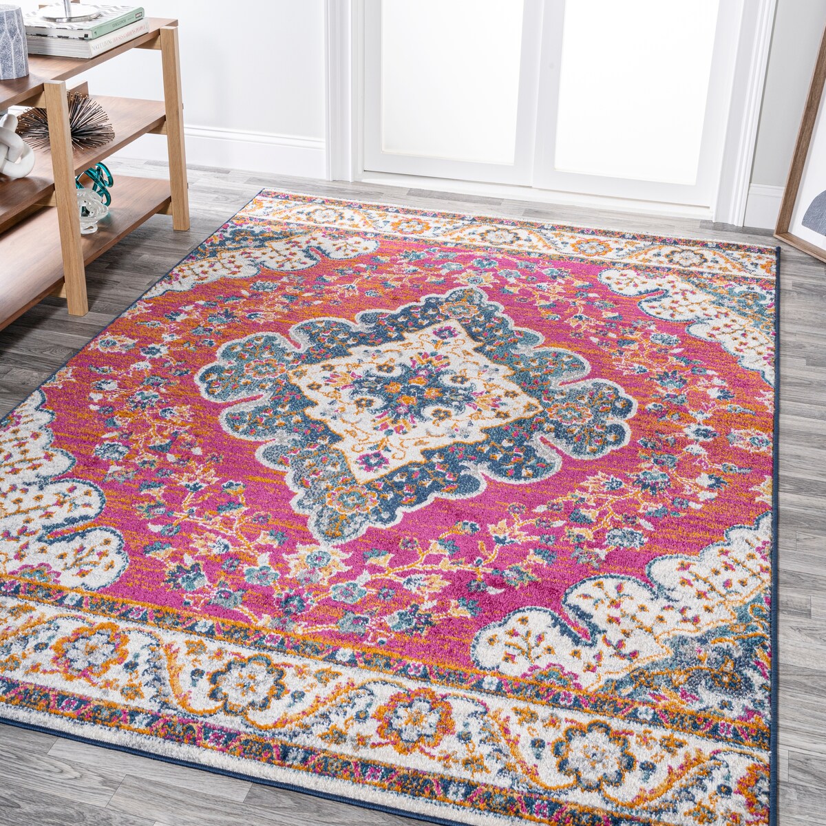JONATHAN Y Bohemian FLAIR Boho Vintage Medallion Area Rug
