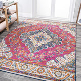 JONATHAN Y Bohemian FLAIR Boho Vintage Medallion Area Rug