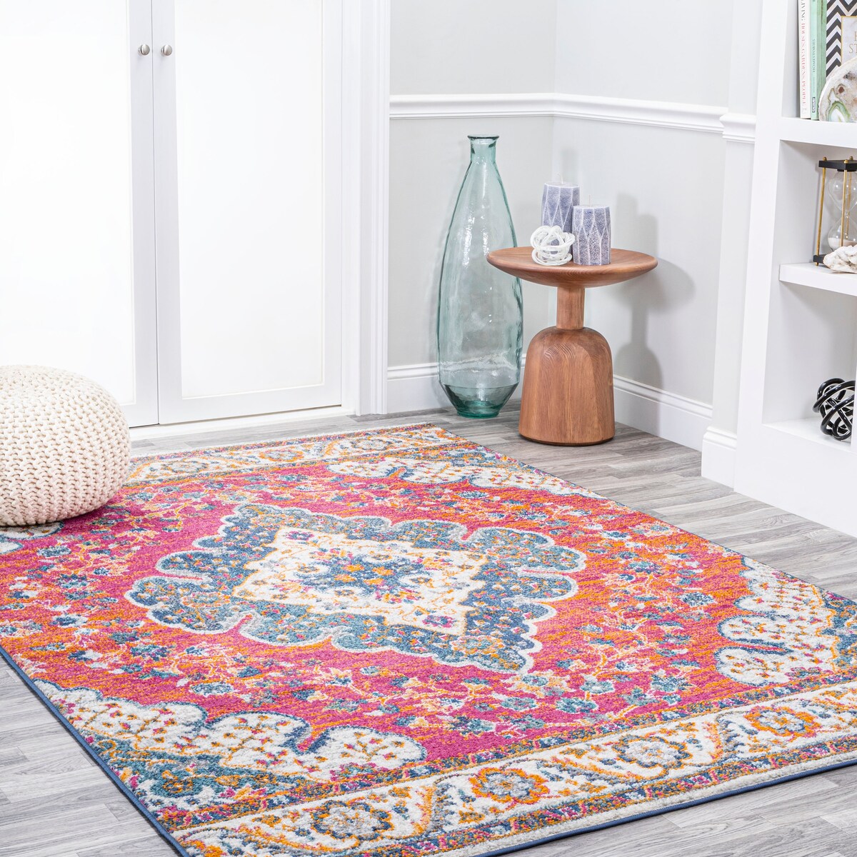 JONATHAN Y Bohemian FLAIR Boho Vintage Medallion Area Rug