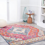 JONATHAN Y Bohemian FLAIR Boho Vintage Medallion Area Rug