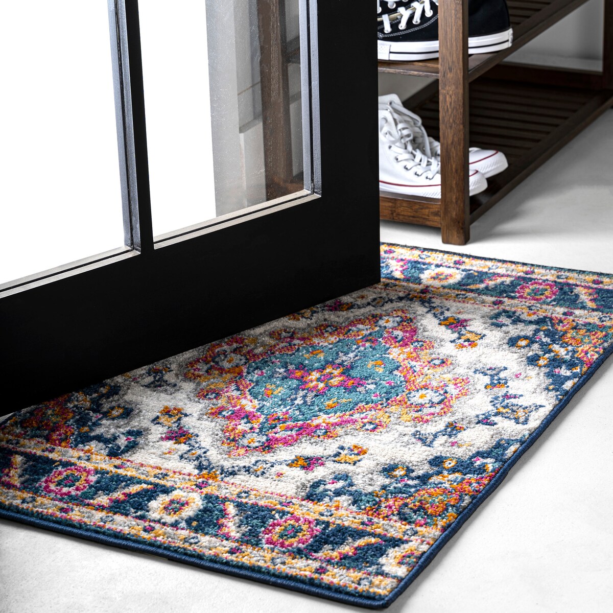 JONATHAN Y Bohemian FLAIR Boho Vintage Medallion Area Rug