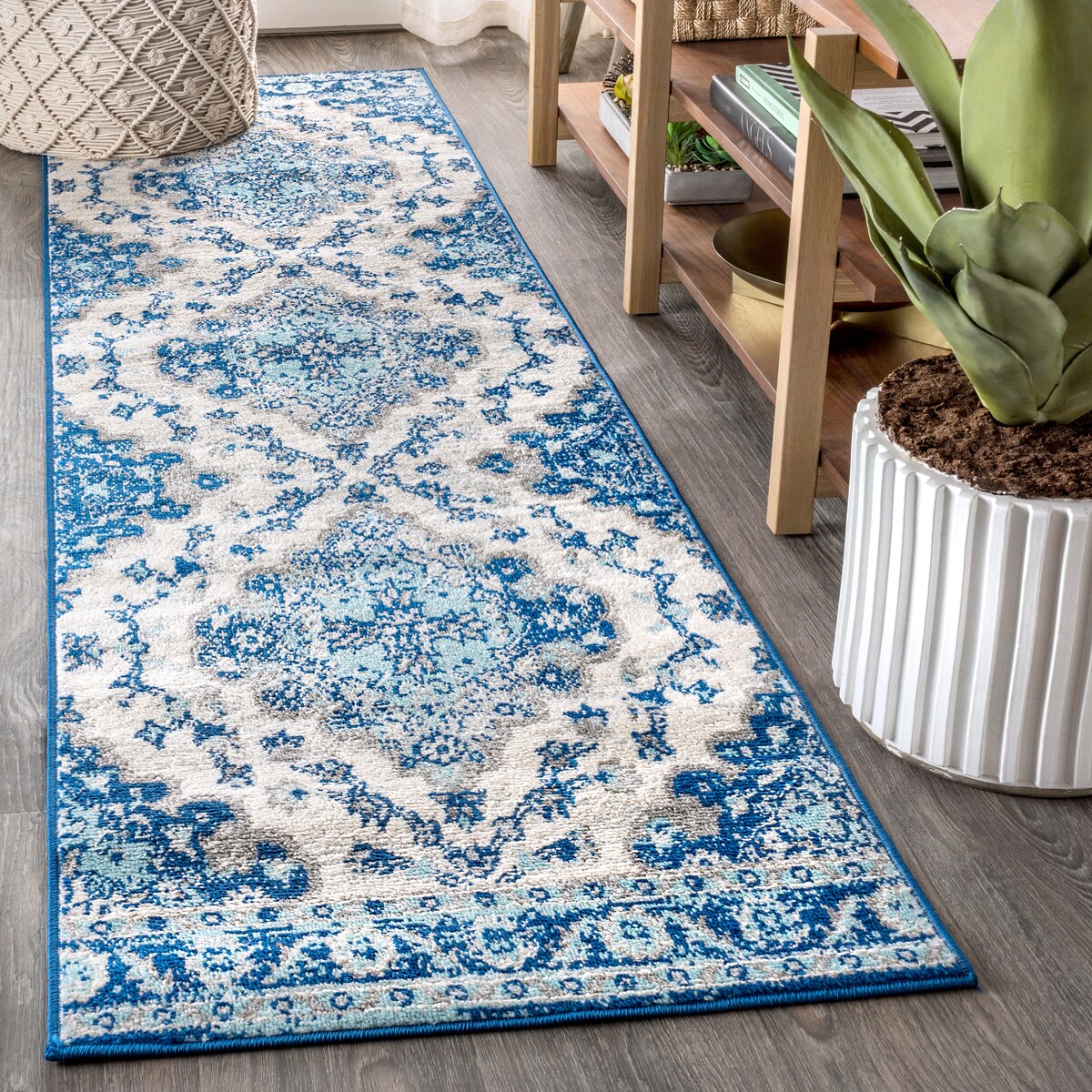 JONATHAN Y Bohemian FLAIR Boho Vintage Medallion Area Rug