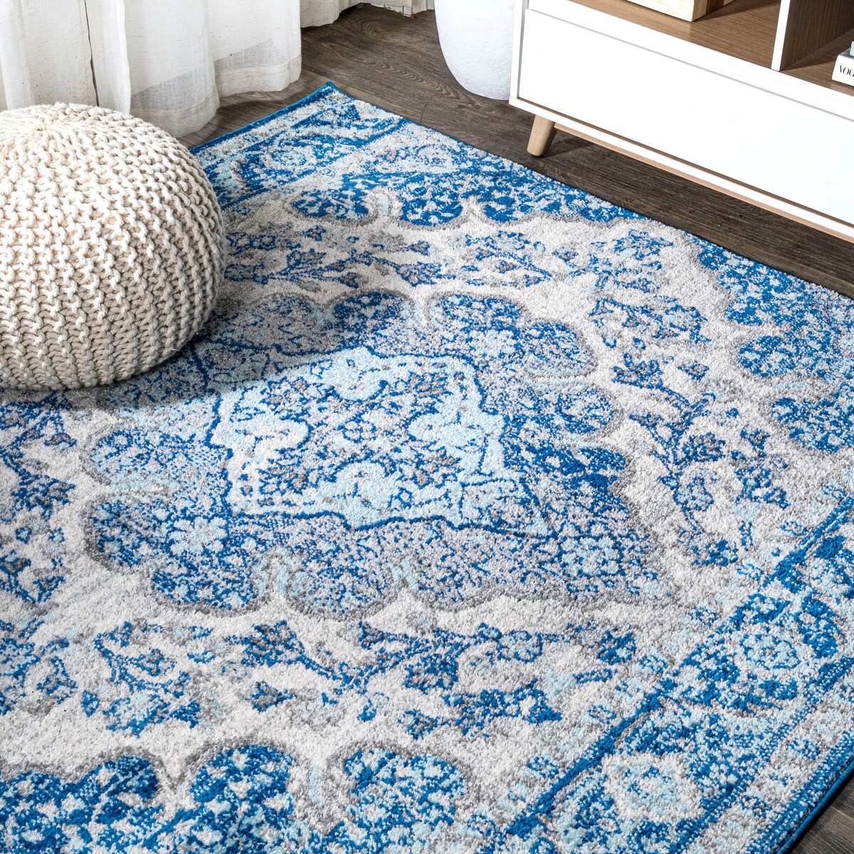 JONATHAN Y Bohemian FLAIR Boho Vintage Medallion Area Rug
