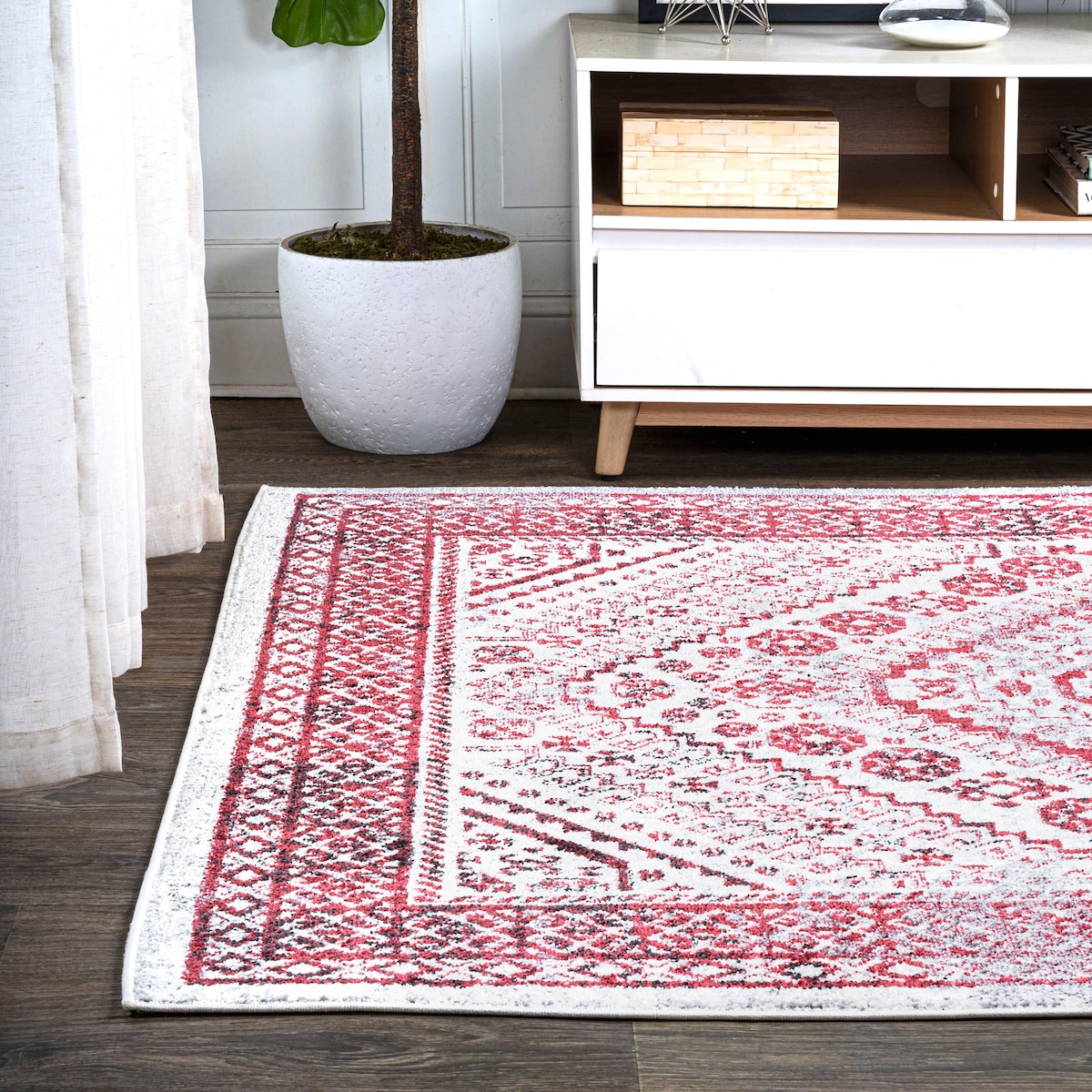 JONATHAN Y Dhiya Cottage Medallion Area Rug