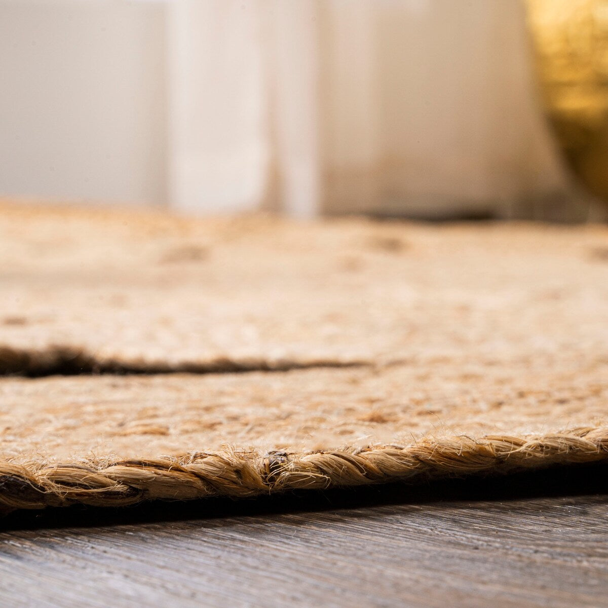 JONATHAN Y Dahlia Round Natural Jute Boho Circle Area Rug