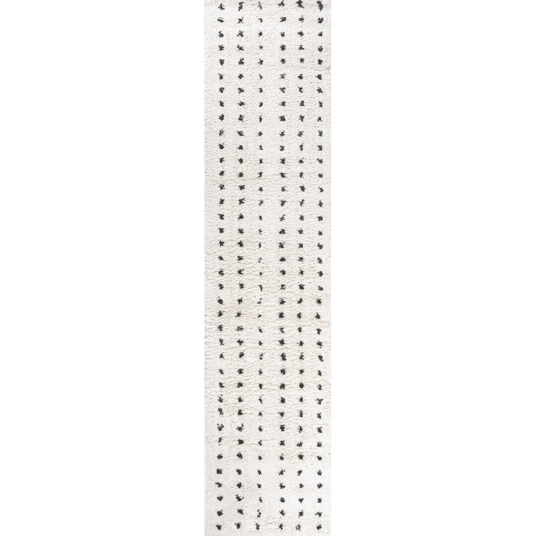 JONATHAN Y Deia Modern Geometric Dot Shag Area Rug