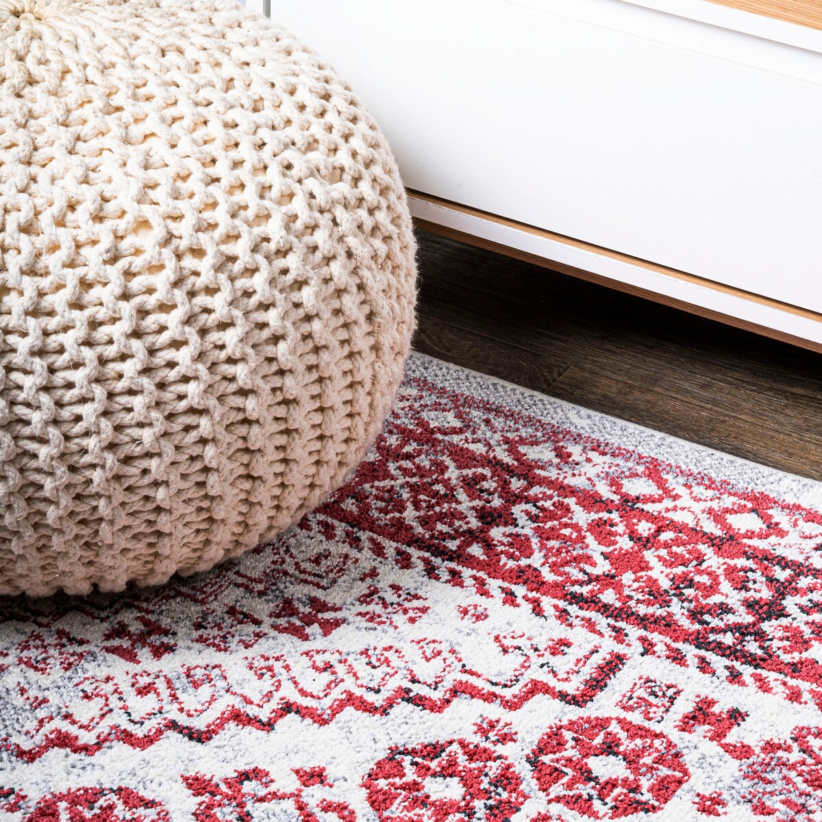 JONATHAN Y Dhiya Cottage Medallion Area Rug