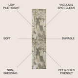 JONATHAN Y Giglio Abstract Marbled Modern Area Rug