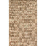 JONATHAN Y Espina Hand Woven Diamond Chunky Jute Area Rug