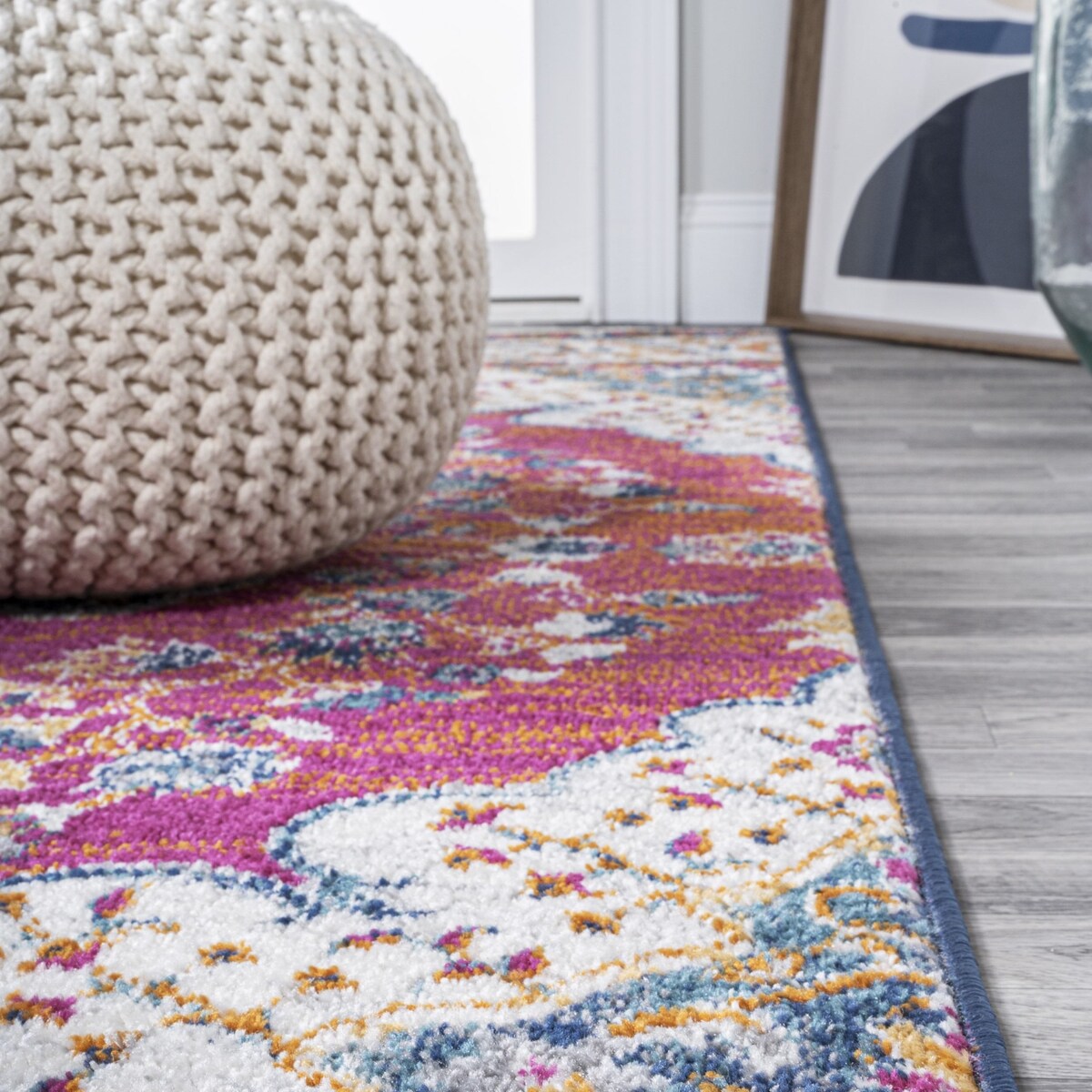 JONATHAN Y Inigo FLAIR Boho Vintage Medallion Area Rug