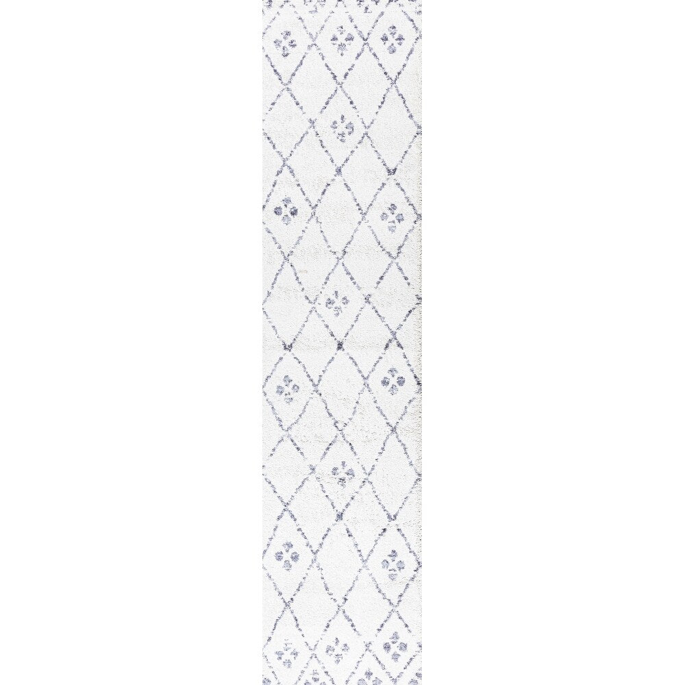 JONATHAN Y Juba Moroccan Geometric Diamond Area Rug